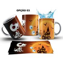 Caneca 325ml Dia Das Bruxas Happy Halloween