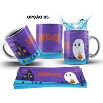 Caneca 325ml Dia Das Bruxas Happy Halloween