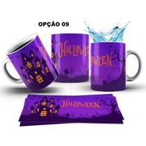 Caneca 325ml Dia Das Bruxas Happy Halloween