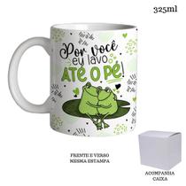 Caneca 325ml Dia Dos Namorados POR VOCÊ EU LAVO ATÉ O PÉ! Caneca 325ml Dia Dos Namorados POR VOCÊ EU LAVO ATÉ O PÉ!