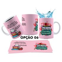 Caneca 325ml Dia dos professores Ensinar é um ato de amor