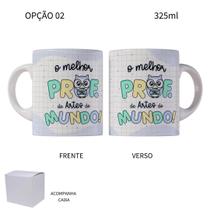 Caneca 325ml Dia Dos Professores Prof De Artes Corujinhas