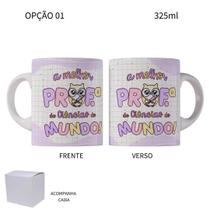 Caneca 325ml Dia Dos Professores Prof de Ciências Corujinhas