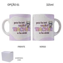 Caneca 325ml Dia Dos Professores Professor (a) de Inglês