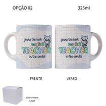 Caneca 325ml Dia Dos Professores Professor (a) de Inglês