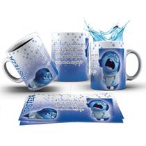 Caneca 325ml Divertidamente 2 Mood do Dia Ansiedade Tristeza