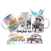 Caneca 325ml Dorama Dorameira Currículo da Dorameira K-Drama Caneca 325ml Dorama Dorameira Currículo da Dorameira K-Drama