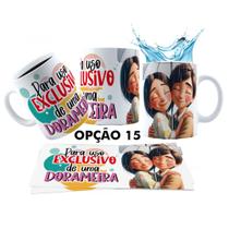 Caneca 325ml Dorama Dorameira Currículo da Dorameira K-Drama Caneca 325ml Dorama Dorameira Currículo da Dorameira K-Drama