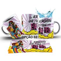 Caneca 325ml Ela acreditou que podia então ela fez Motivação