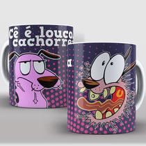 Caneca 325Ml Engraçada Cé É Louco Cachorreira