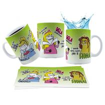 Caneca 325ml Estou na fase filmes da Disney! Um dia sou a
