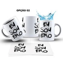 Caneca 325ml Eu sou Emo - Emo's Not Dead Caneca 325ml Eu sou Emo - Emo's Not Dead