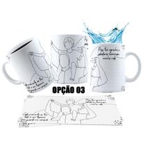 Caneca 325ml Feliz Dia Dos Pais Minimalista Linhas Presente