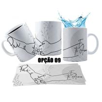 Caneca 325ml Feliz Dia Dos Pais Minimalista Linhas Presente