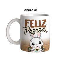 Caneca 325ml Feliz Páscoa Coelhinho