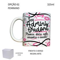 Caneca 325ml Flork Adm Administrador Administradora