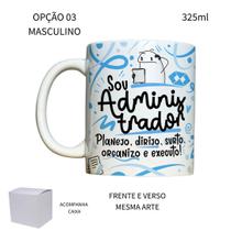 Caneca 325ml Flork Adm Administrador Administradora