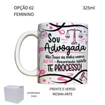 Caneca 325ml Flork Advogado Advogada Advocacia