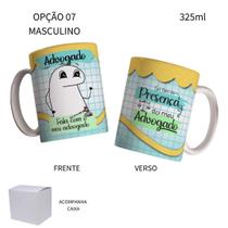 Caneca 325ml Flork Advogado Advogada Advocacia