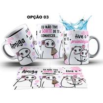 Caneca 325ml Flork Amiga eu não tive sorte de te conhecer
