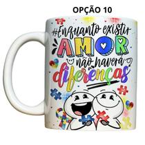 Caneca 325ml Flork Autismo TEA Transtorno Espectro Autista