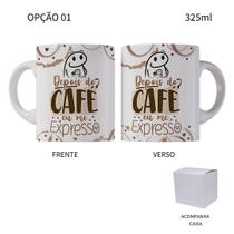 Caneca 325ML Flork Depois Do Café Eu Me Expresso Caneca 325ML Flork Depois Do Café Eu Me Expresso