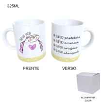 Caneca 325ml Flork - Dia das Mães - Super Mãe