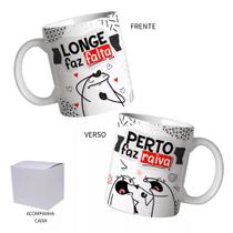 Caneca 325ml Flork Dia Do Namorados V2 LONGE FAZ FALTA PERTO Caneca 325ml Flork Dia Do Namorados V2 LONGE FAZ FALTA PERTO