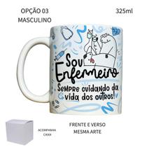 Caneca 325ml Flork Enfermeira Enfermeiro