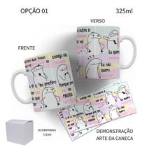 Caneca 325ml Flork Eu quero reclamar e quero ter razão Caneca 325ml Flork Eu quero reclamar e quero ter razão