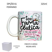 Caneca 325ml Flork Farmácia Farmacêutico Farmacêutica