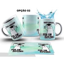 Caneca 325ml Flork Formatura Formandos Diploma