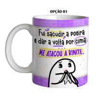 Caneca 325ml Flork Fui sacudir a poeira e dar volta por cima