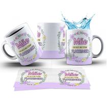 Caneca 325ml Flork Mãe Suas raízes nos fizeram florescer