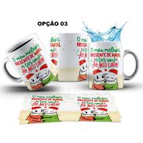 Caneca 325ml Flork Natal O melhor presente de natal é você