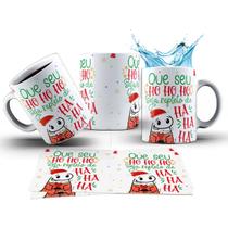 Caneca 325ml Flork Natal Que seu HoHoHo seja repleto de HaHa
