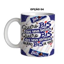 Caneca 325ml Flork Páscoa Chocolate Eu quero Bis de você