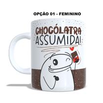 Caneca 325ml Flork Páscoa Chocolates Chocólatra Assumida