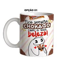 Caneca 325ml Flork Páscoa Chokito Fico Chokado com a