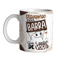 Caneca 325ml Flork Páscoa Segurando essa barra que é gostar