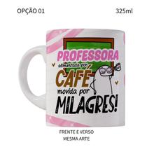 Caneca 325ml Flork Professora alimentada por café, movida Caneca 325ml Flork Professora alimentada por café, movida