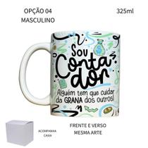 Caneca 325ml Flork Profissões Contador Contadora Caneca 325ml Flork Profissões Contador Contadora