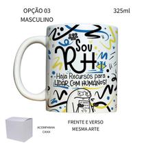 Caneca 325ml Flork Profissões RH Recursos Humanos