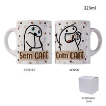 Caneca 325ML Flork Sem Café / Com Café