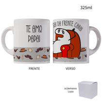 Caneca 325ml Flork Te Amo Papai Sai Da Frente Carai