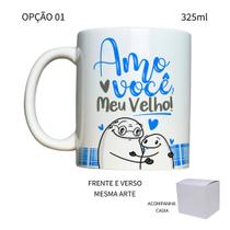 Caneca 325ml Flork V2 Dia Dos Pais Amo Você Meu Velho!