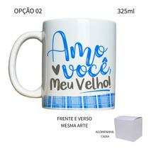 Caneca 325ml Flork V2 Dia Dos Pais Amo Você Meu Velho!