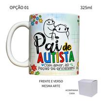 Caneca 325ml Flork V2 Pai De Autista Com Amor As Peças Se