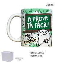 Caneca 325ml Flork V2 Professor A prova tá fácil para quem