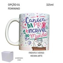 Caneca 325ml Flork V2 Professores Caneca do Prô + incrível